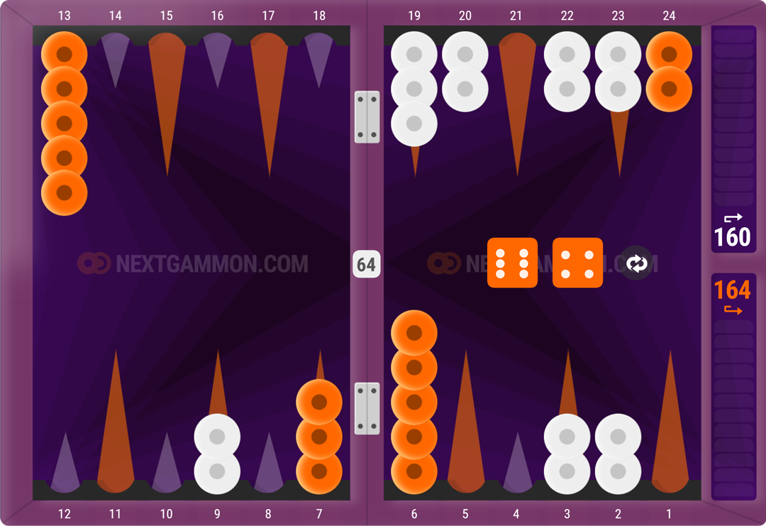 Force move in backgammon