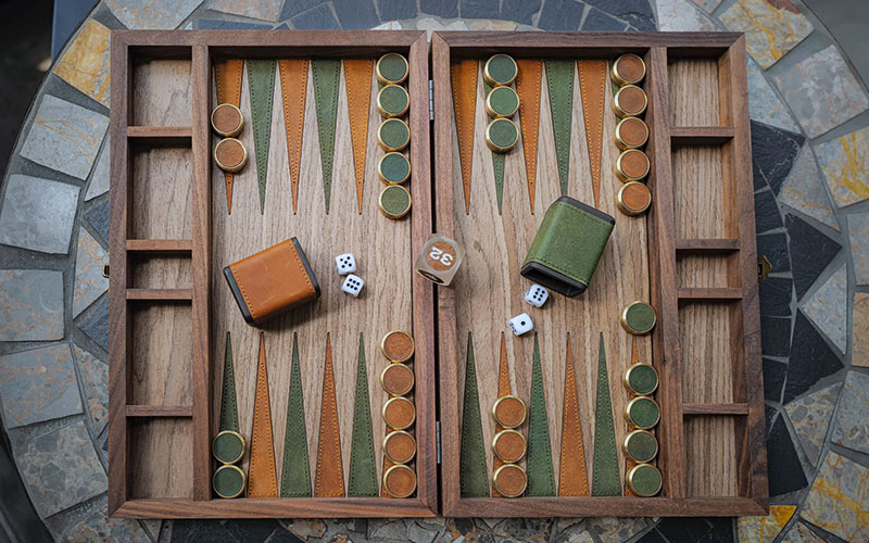 Backgammon board